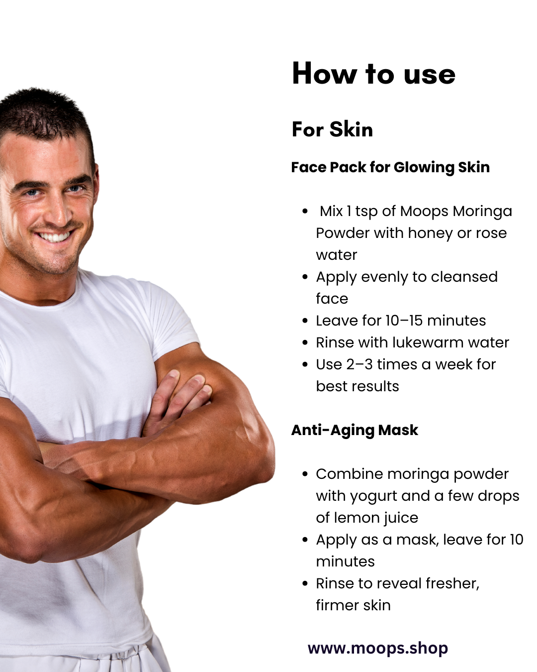 Moops Moringa Leaf Powder