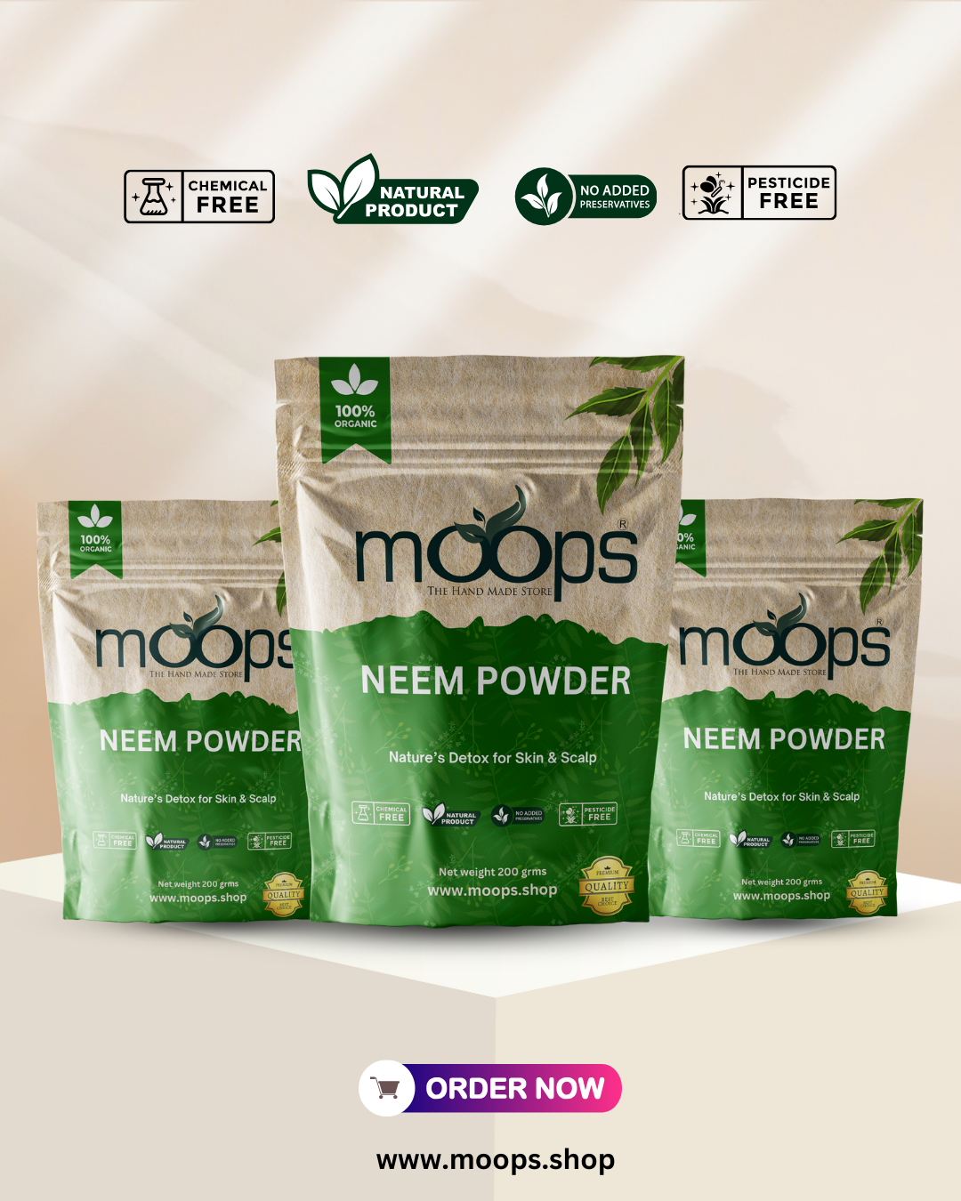Moops Neem Powder