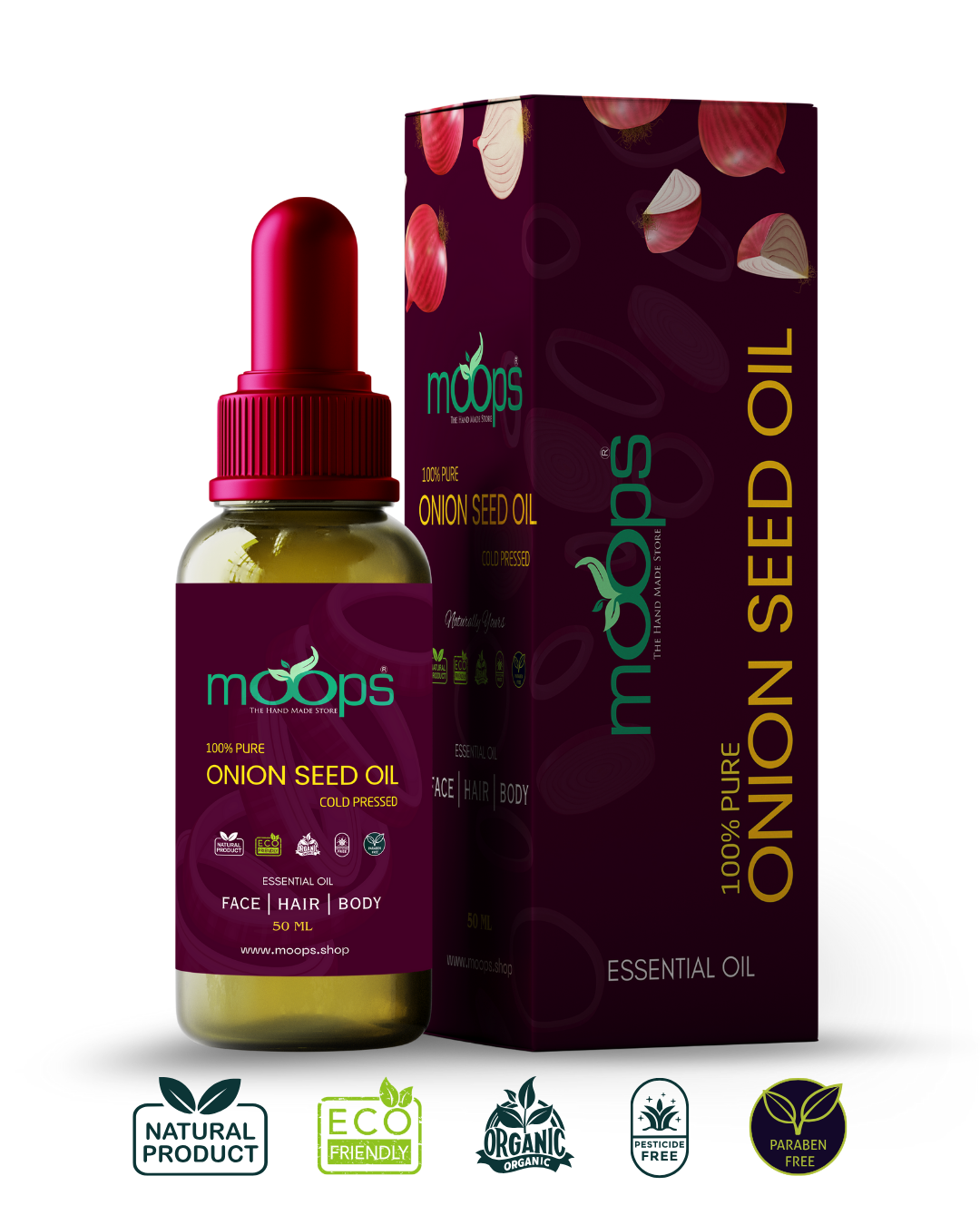Moops Onion Seed Oil 