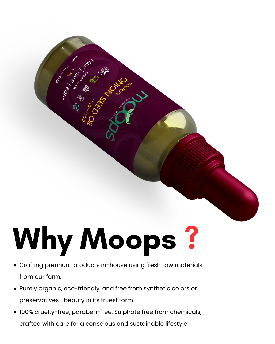 Moops Onion Seed Oil 