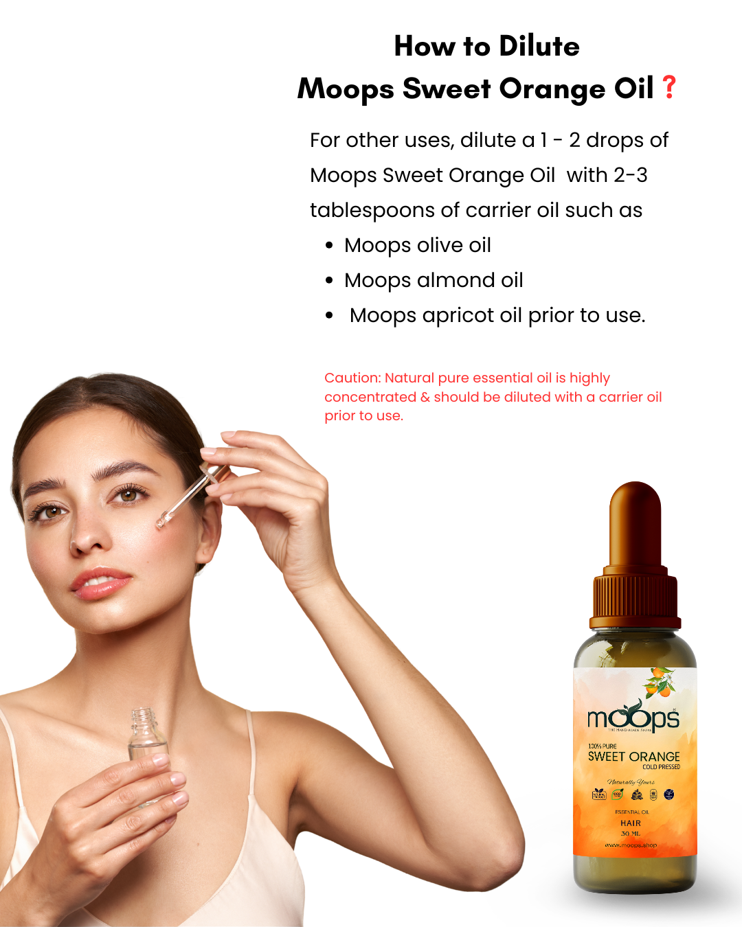 Moops Sweet Orange Essential Oil