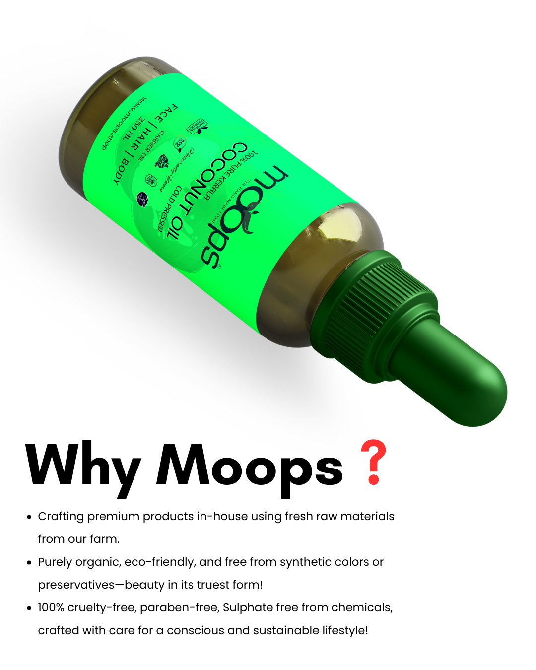 Moops Cold-Pressed Coconut Oil
