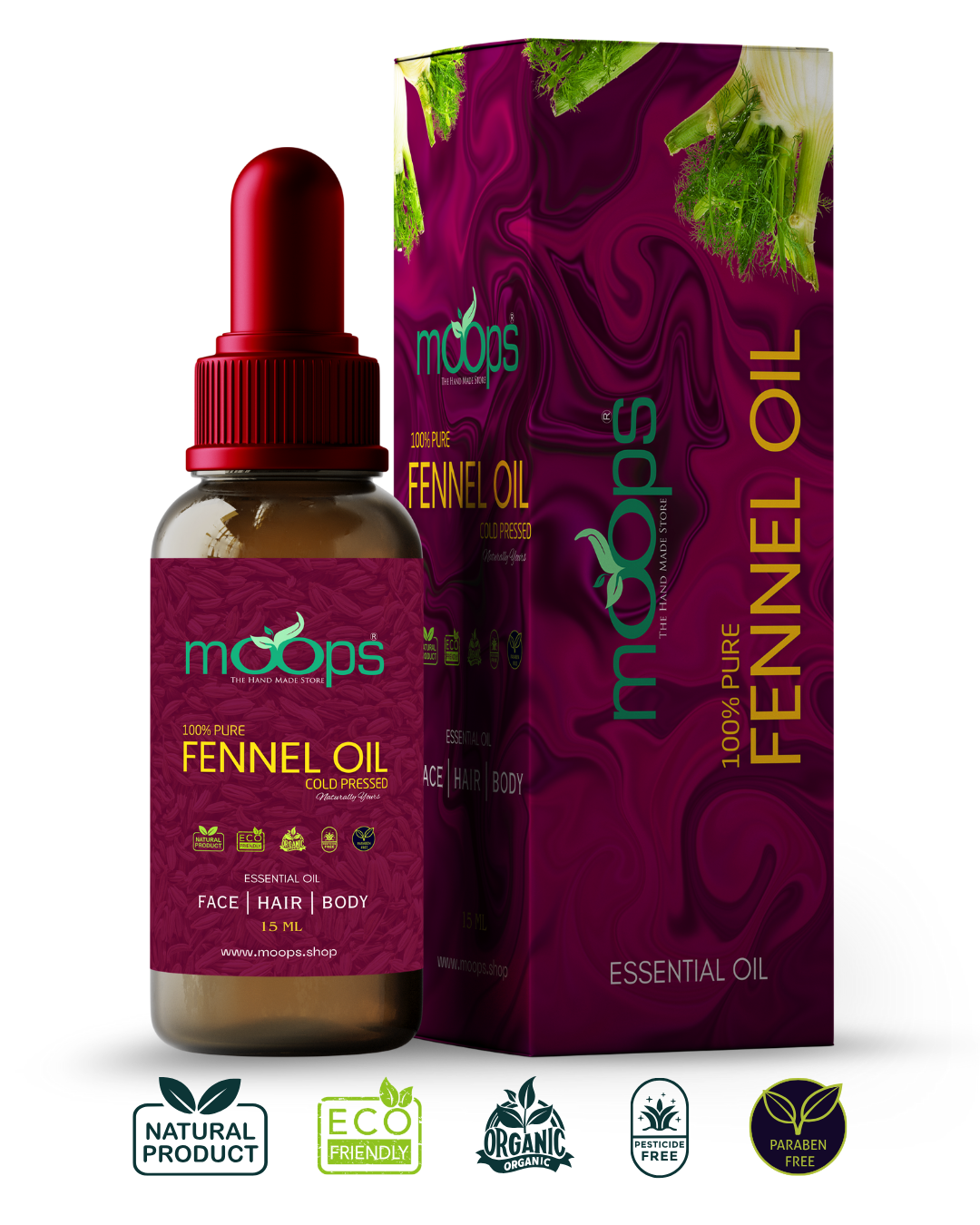 Moops Fennel Essential Oil 