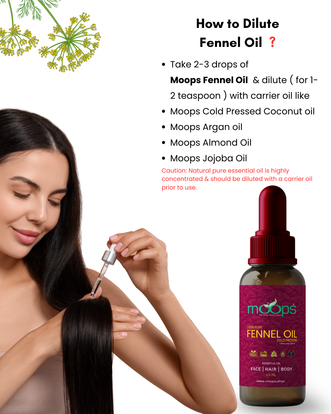 Moops Fennel Essential Oil