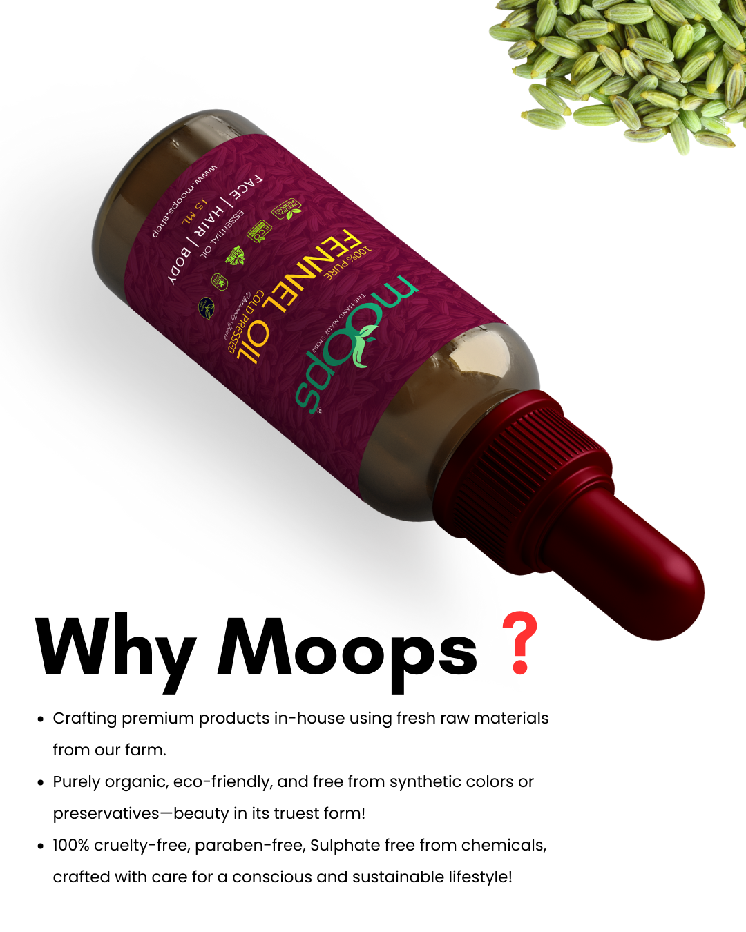 Moops Fennel Essential Oil