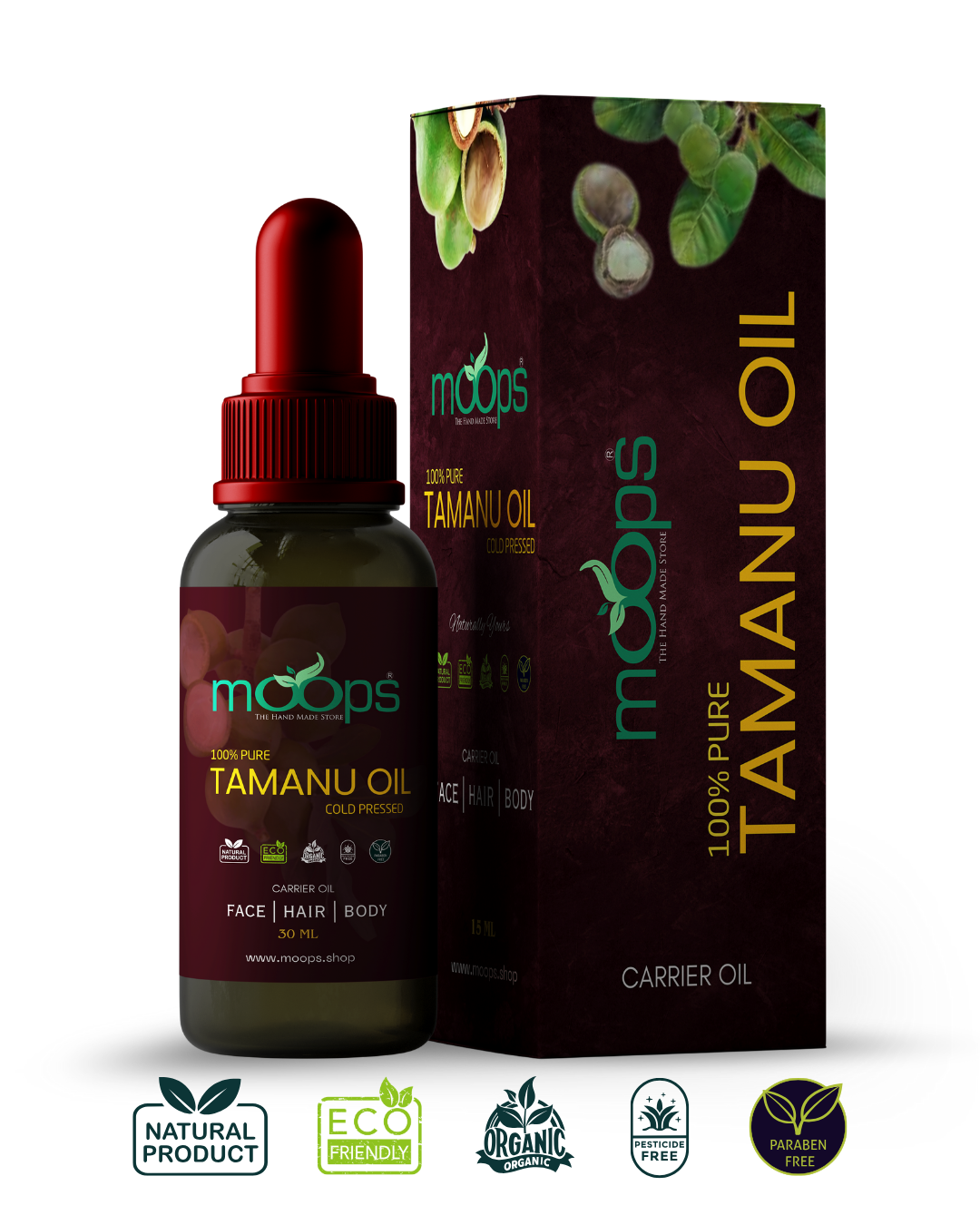 Moops Tamanu Oil