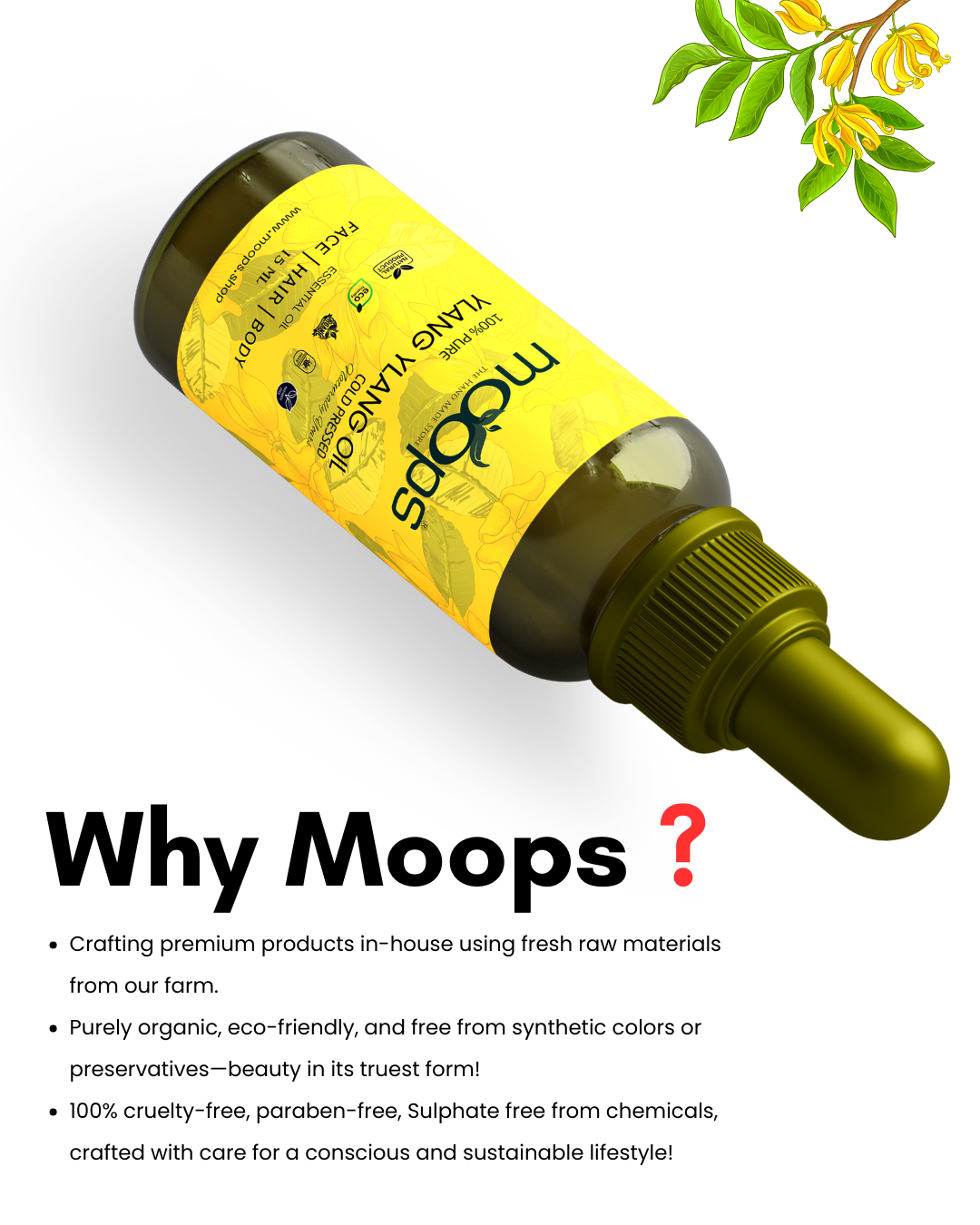 Moops Ylang Ylang Essential Oil