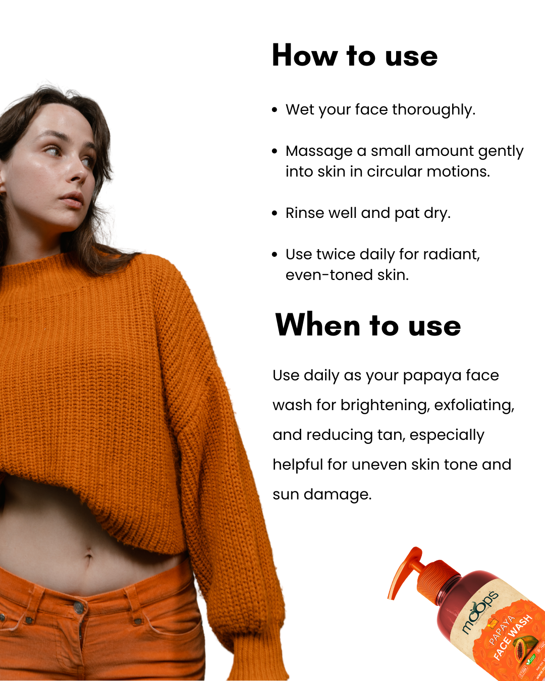 Moops Papaya Face Wash
