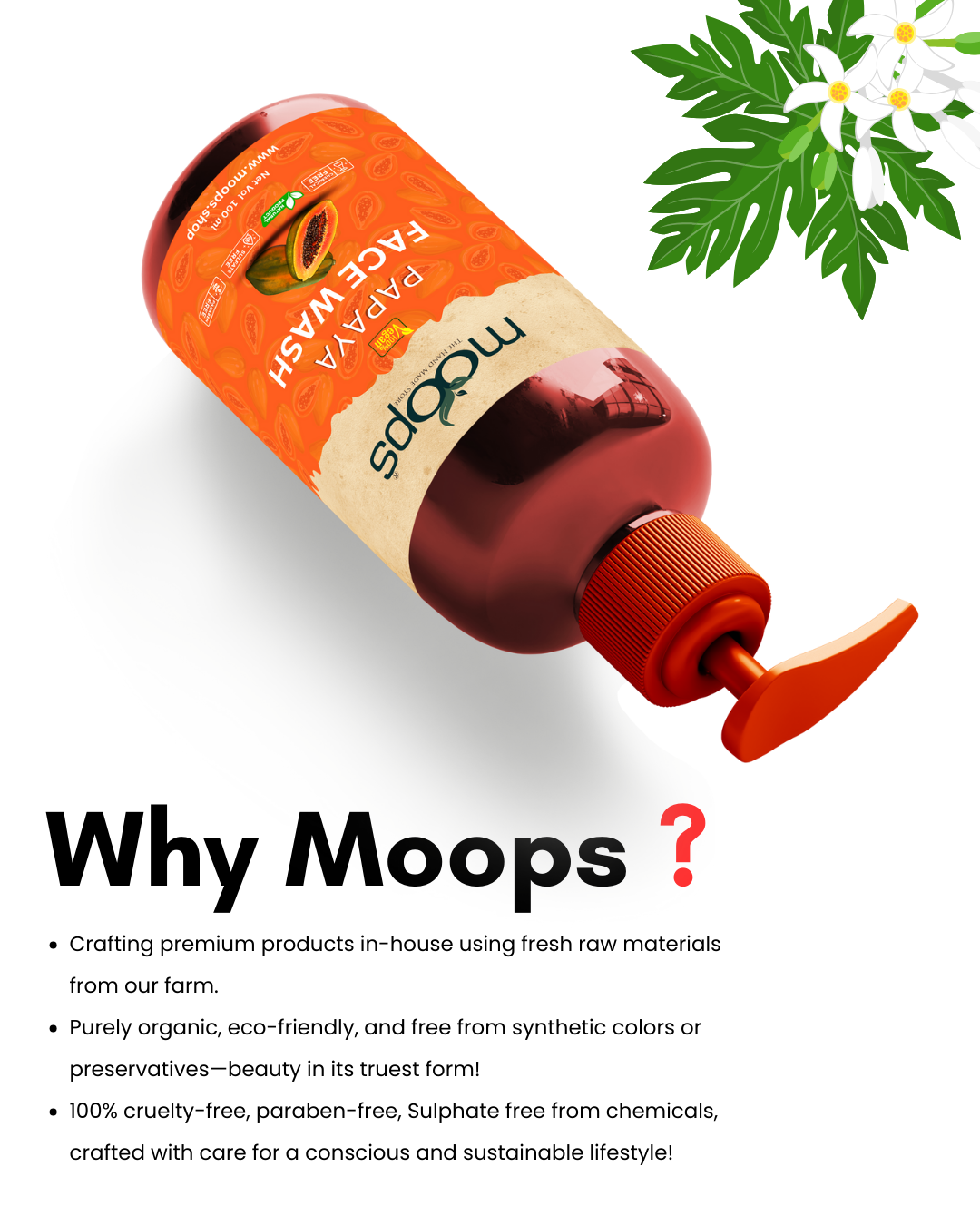 Moops Papaya Face Wash