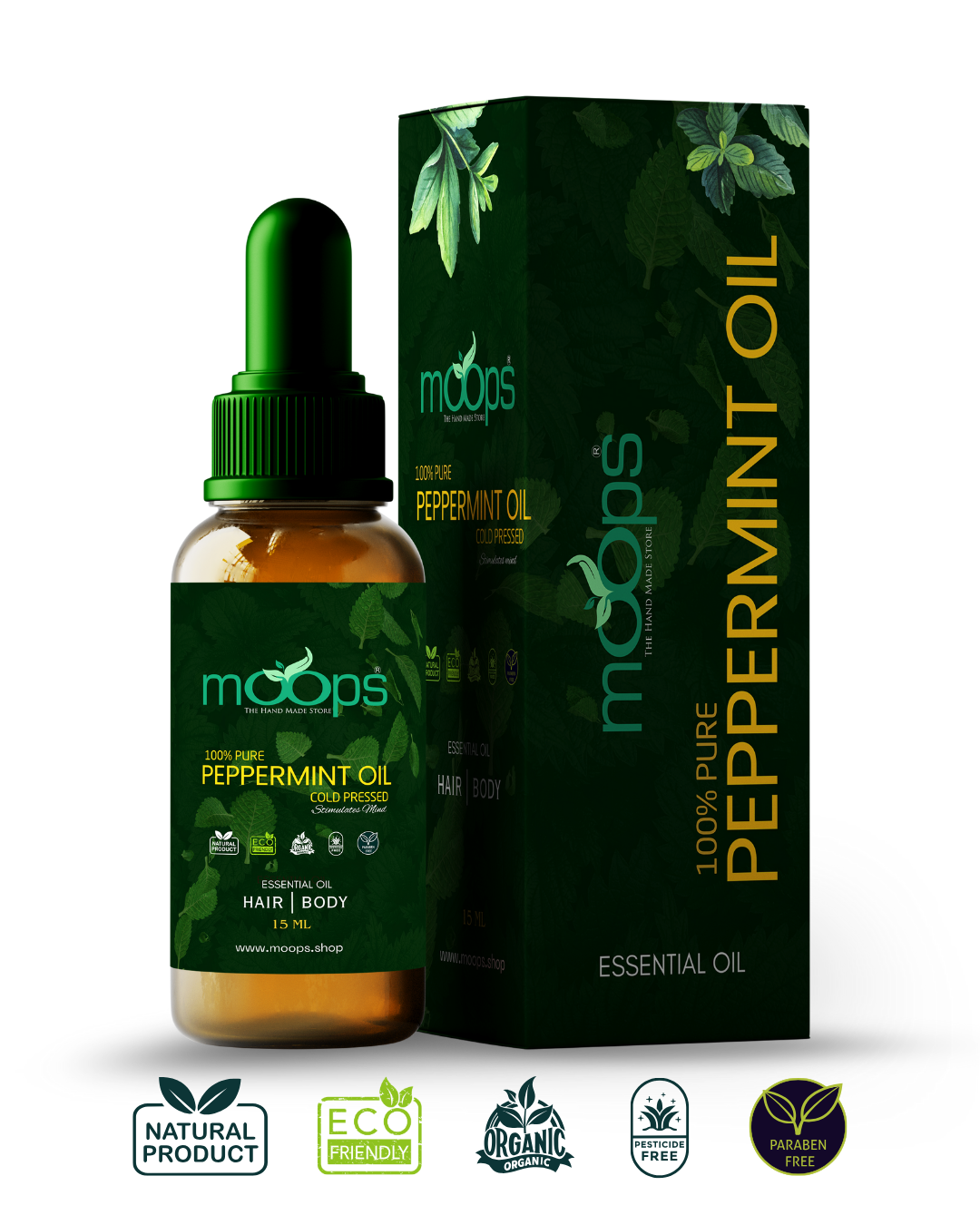 Moops Peppermint Oil