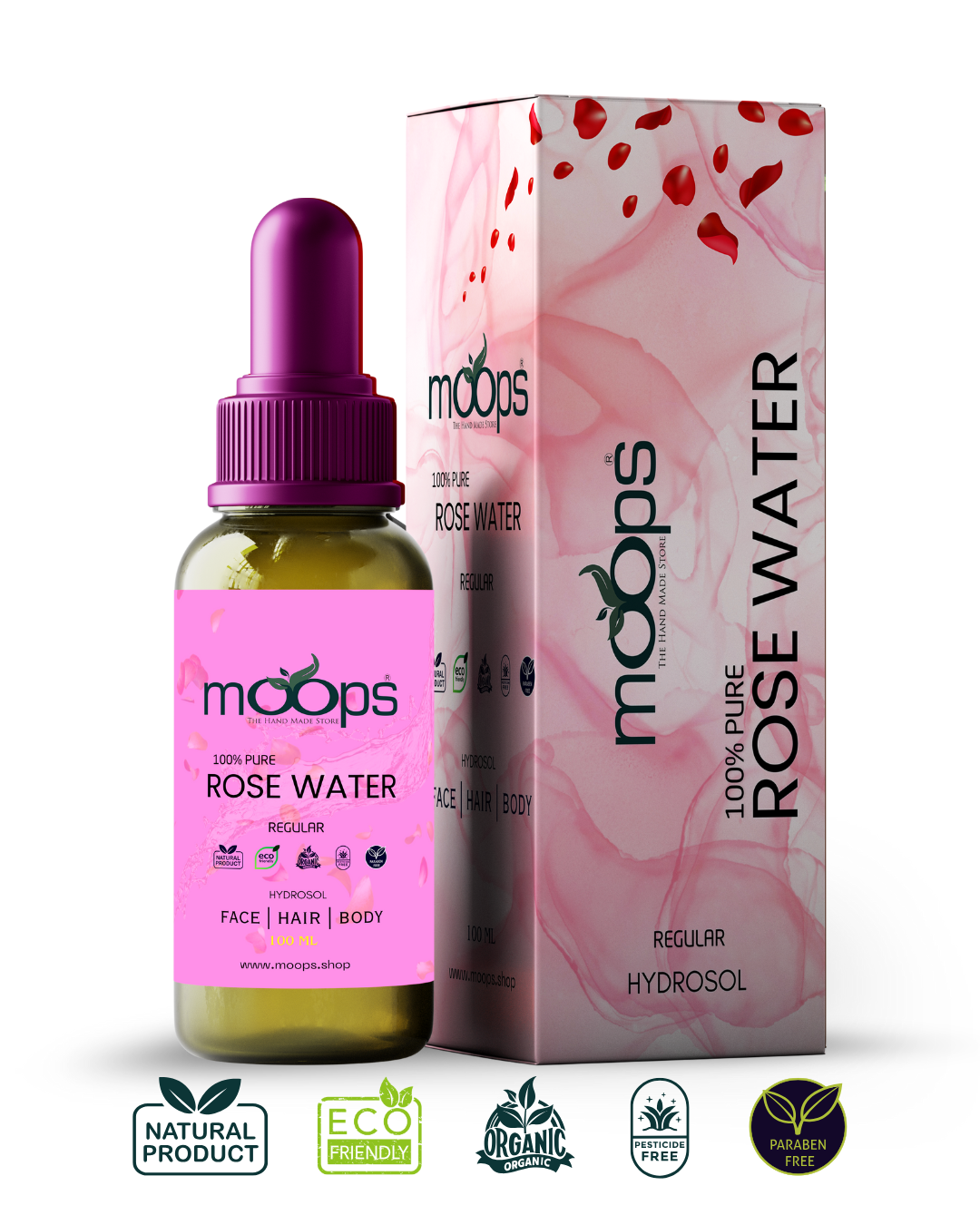 Moops Regular Rose Water 