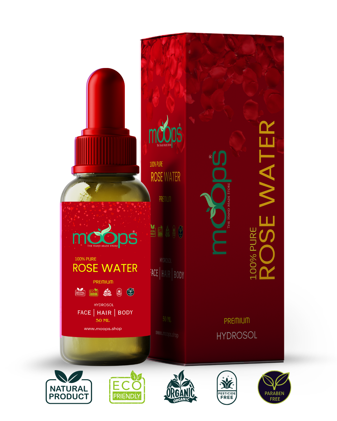 Moops Premium Rose Water 