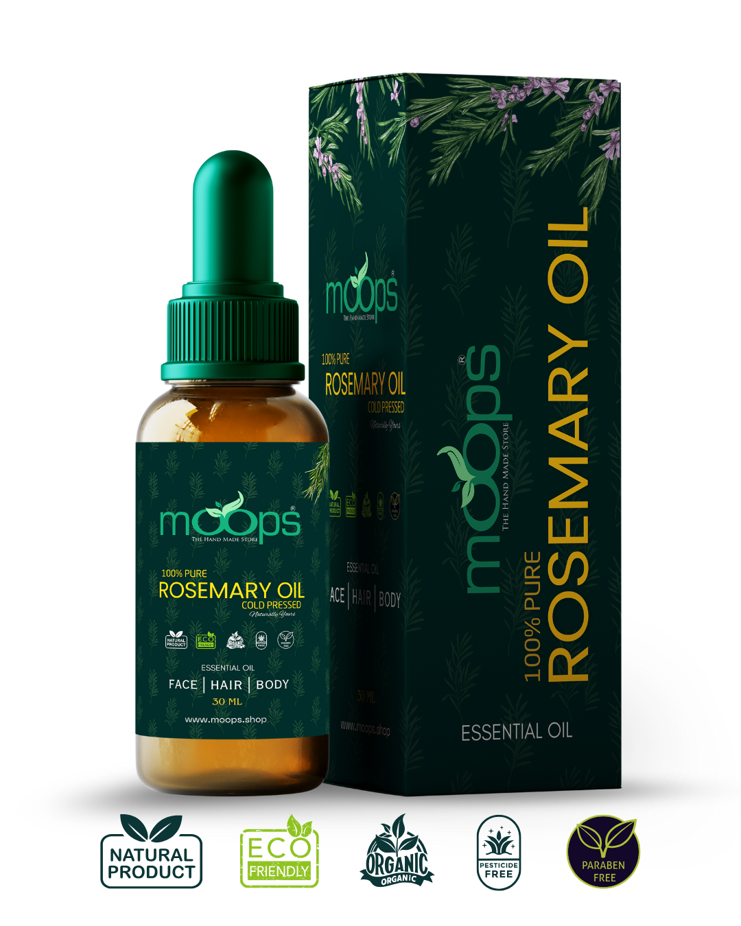 Moops Rosemary Essential Oil 