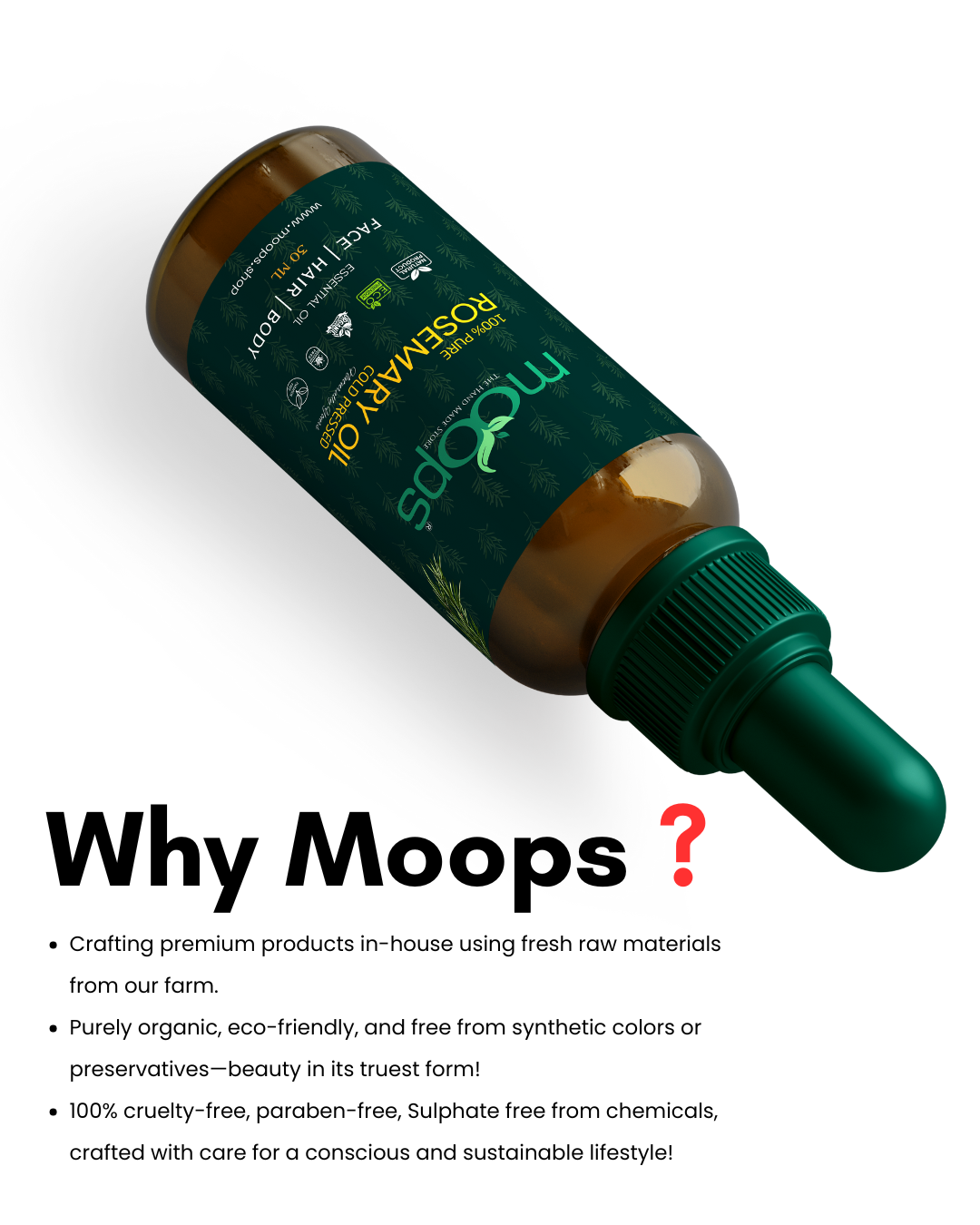 Moops Rosemary Oil