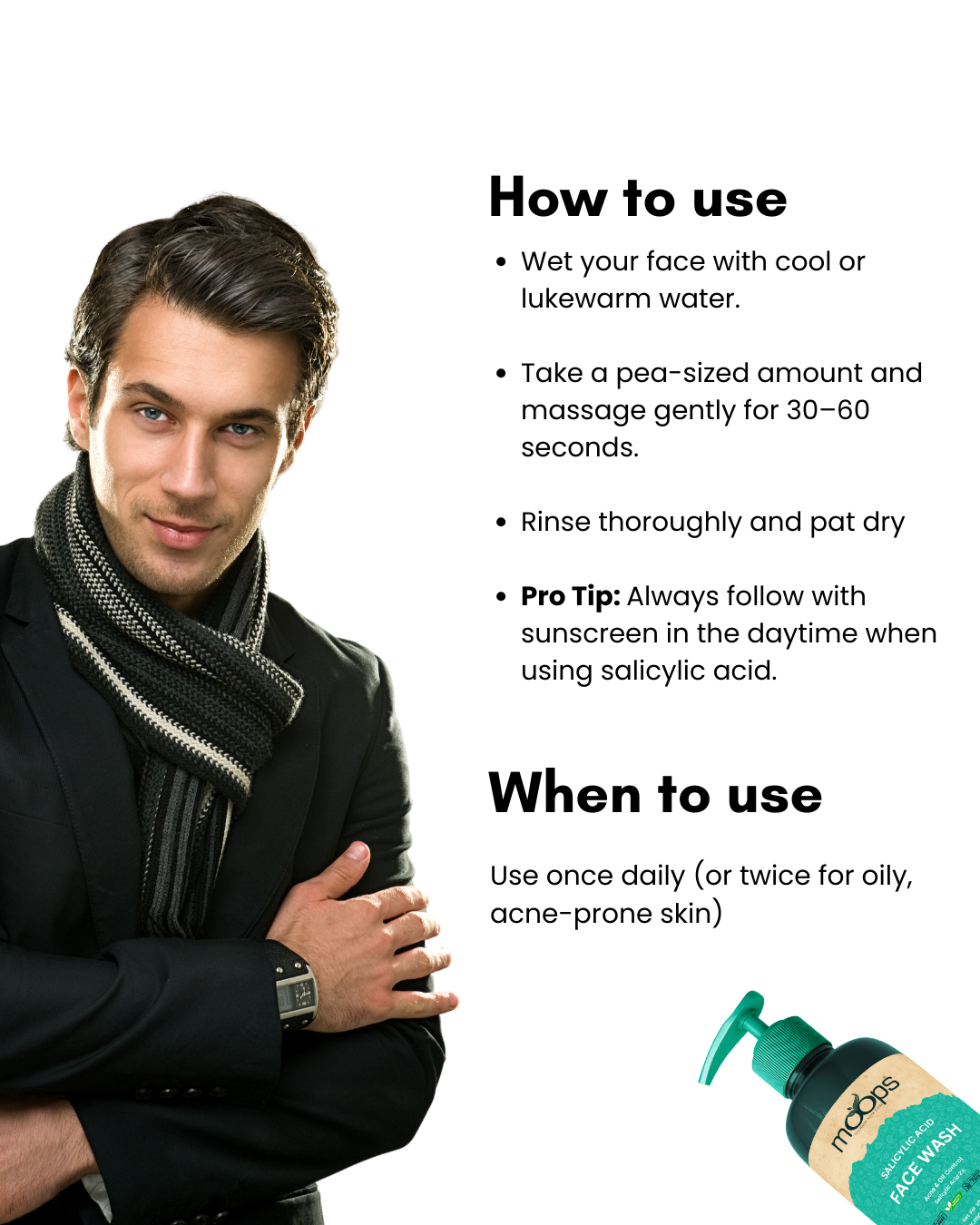 Moops Salicylic Acid Face Wash