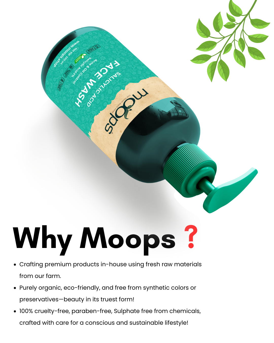 Moops Salicylic Acid Face Wash