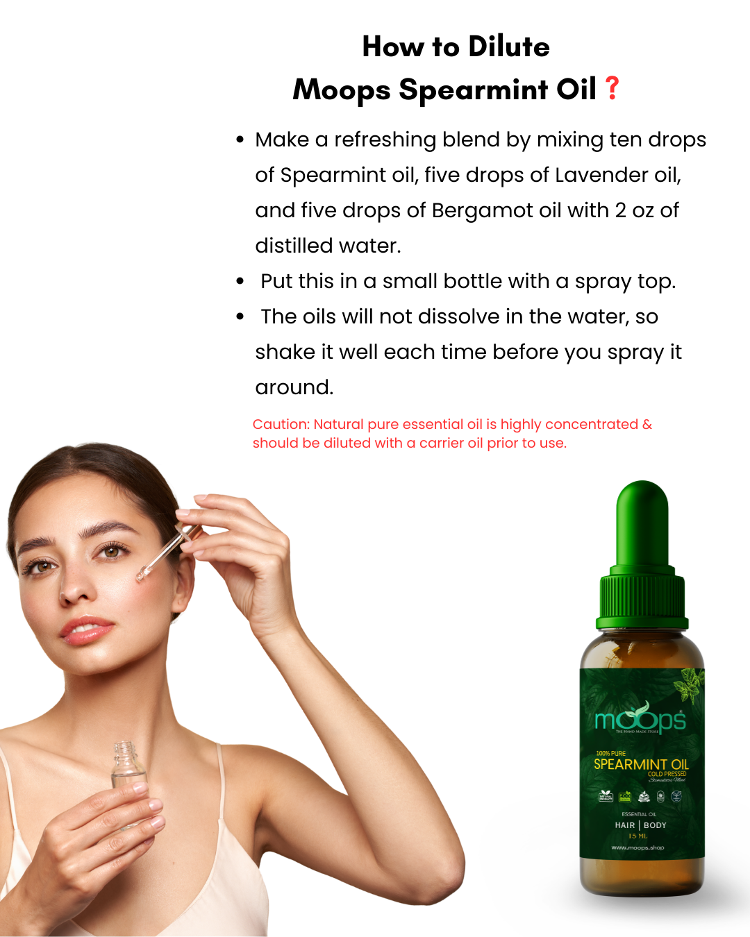 Moops Spearmint Essential Oil