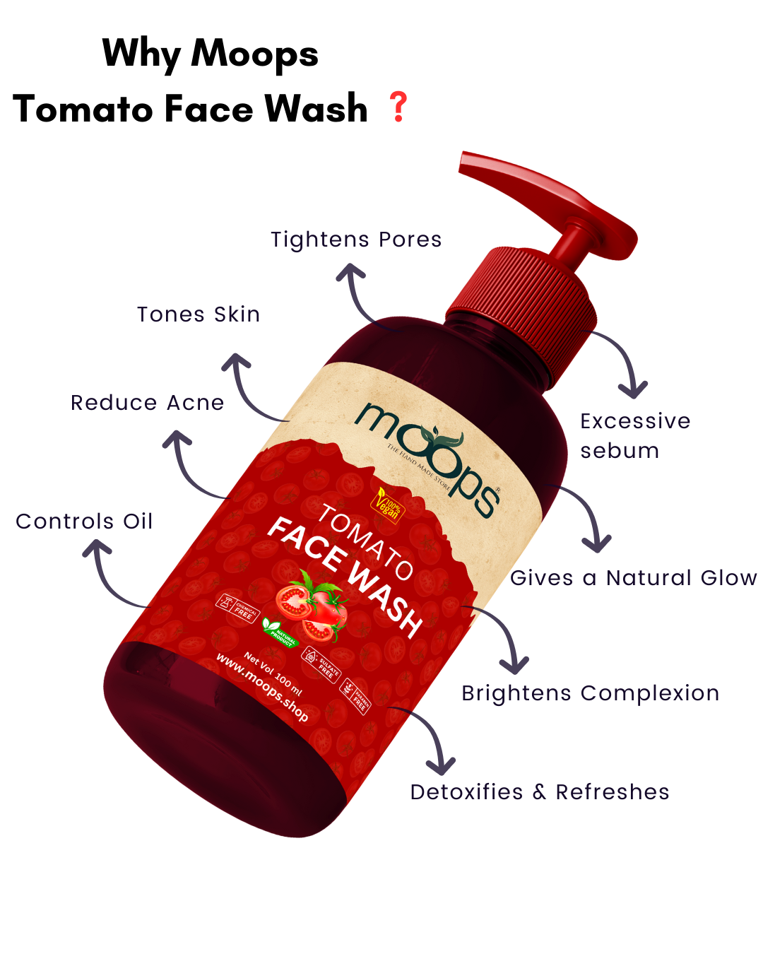 Moops Tomato Face Wash
