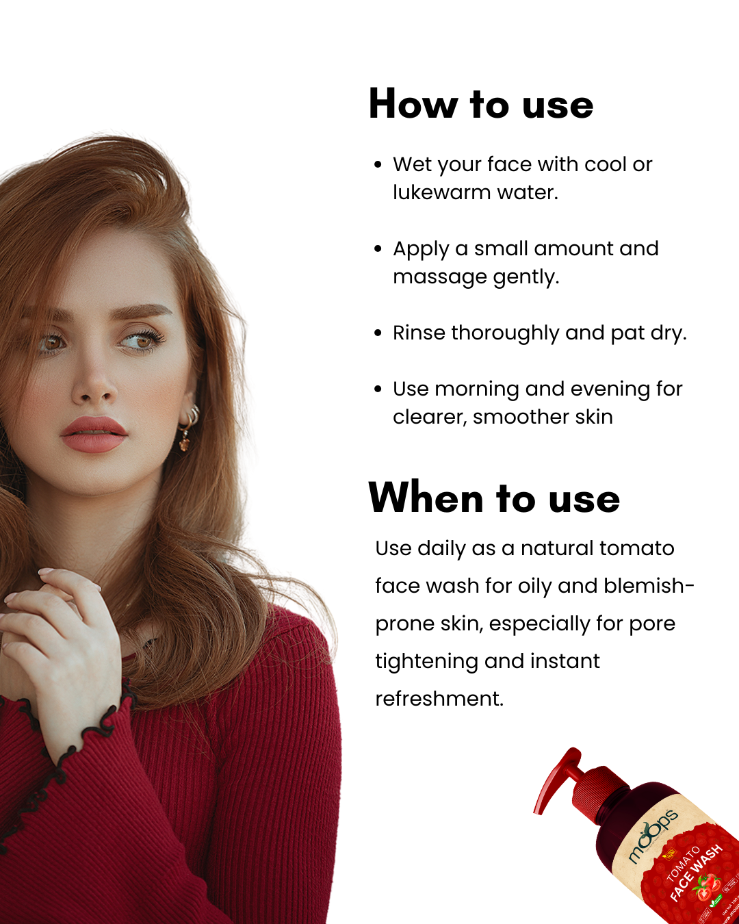 Moops Tomato Face Wash