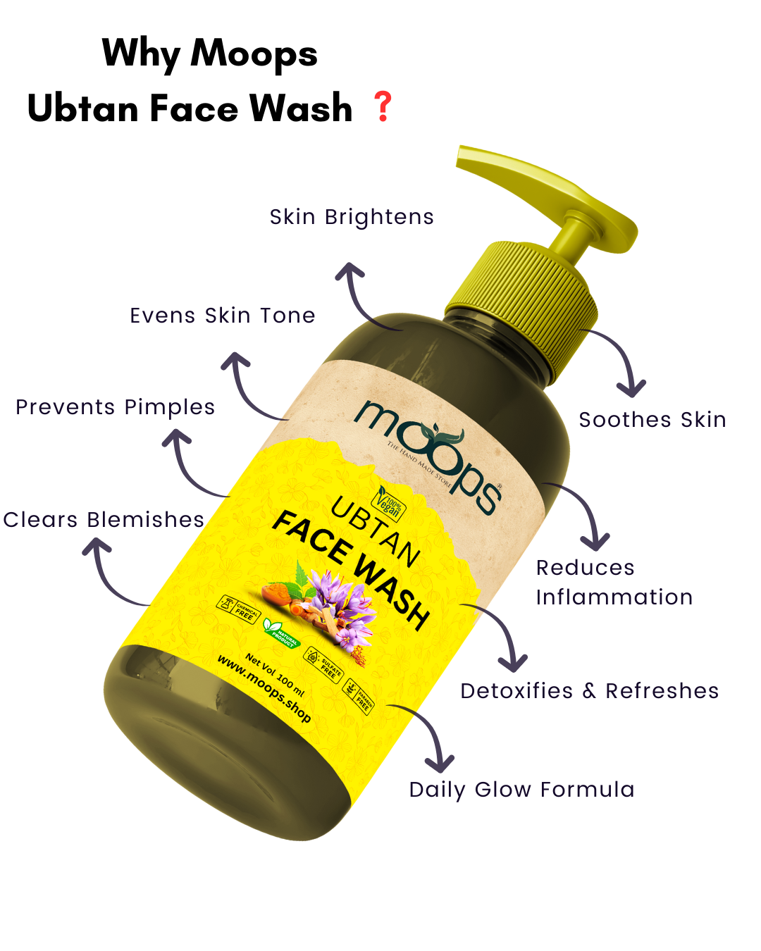 Moops Ubtan Face Wash