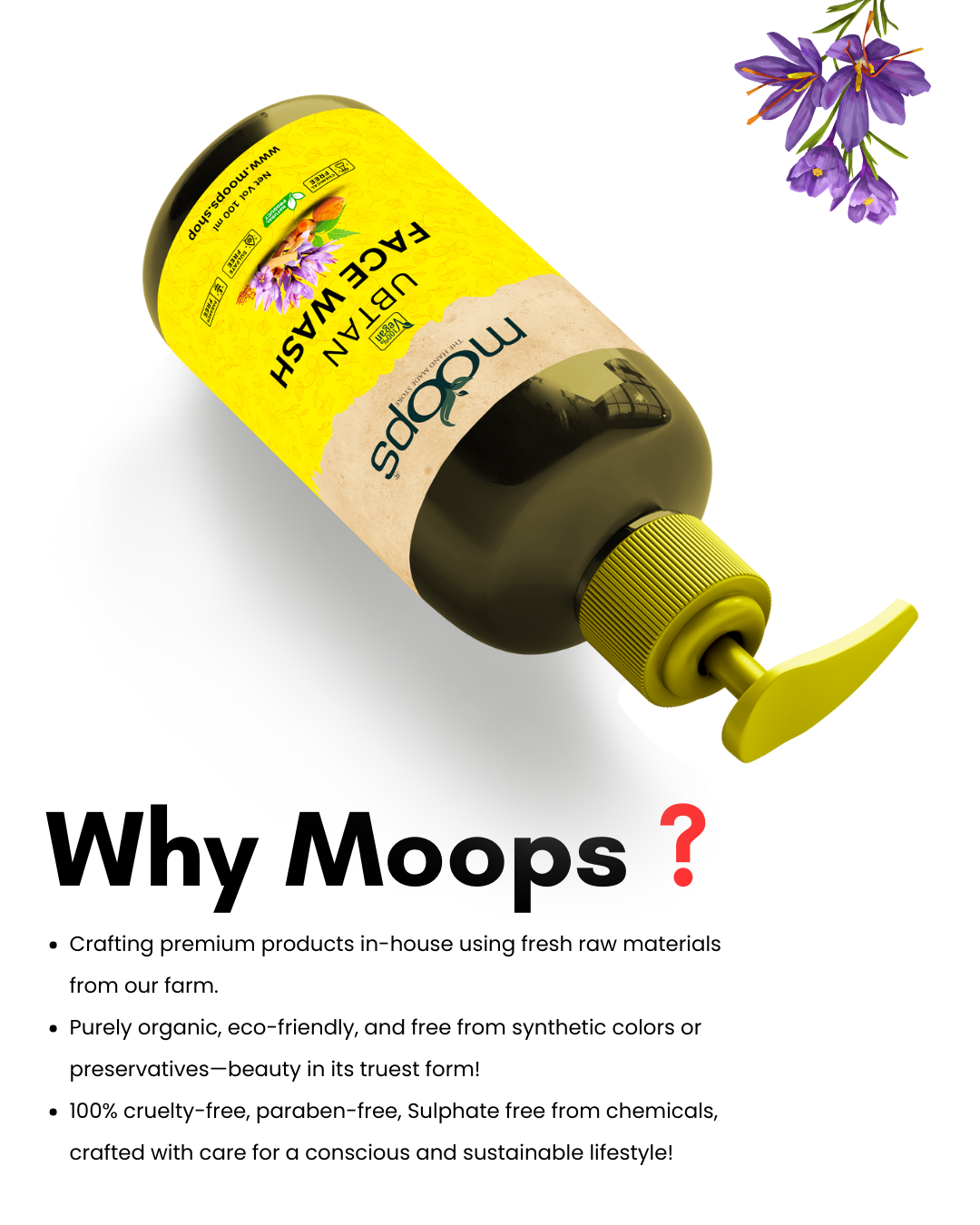 Moops Ubtan Face Wash