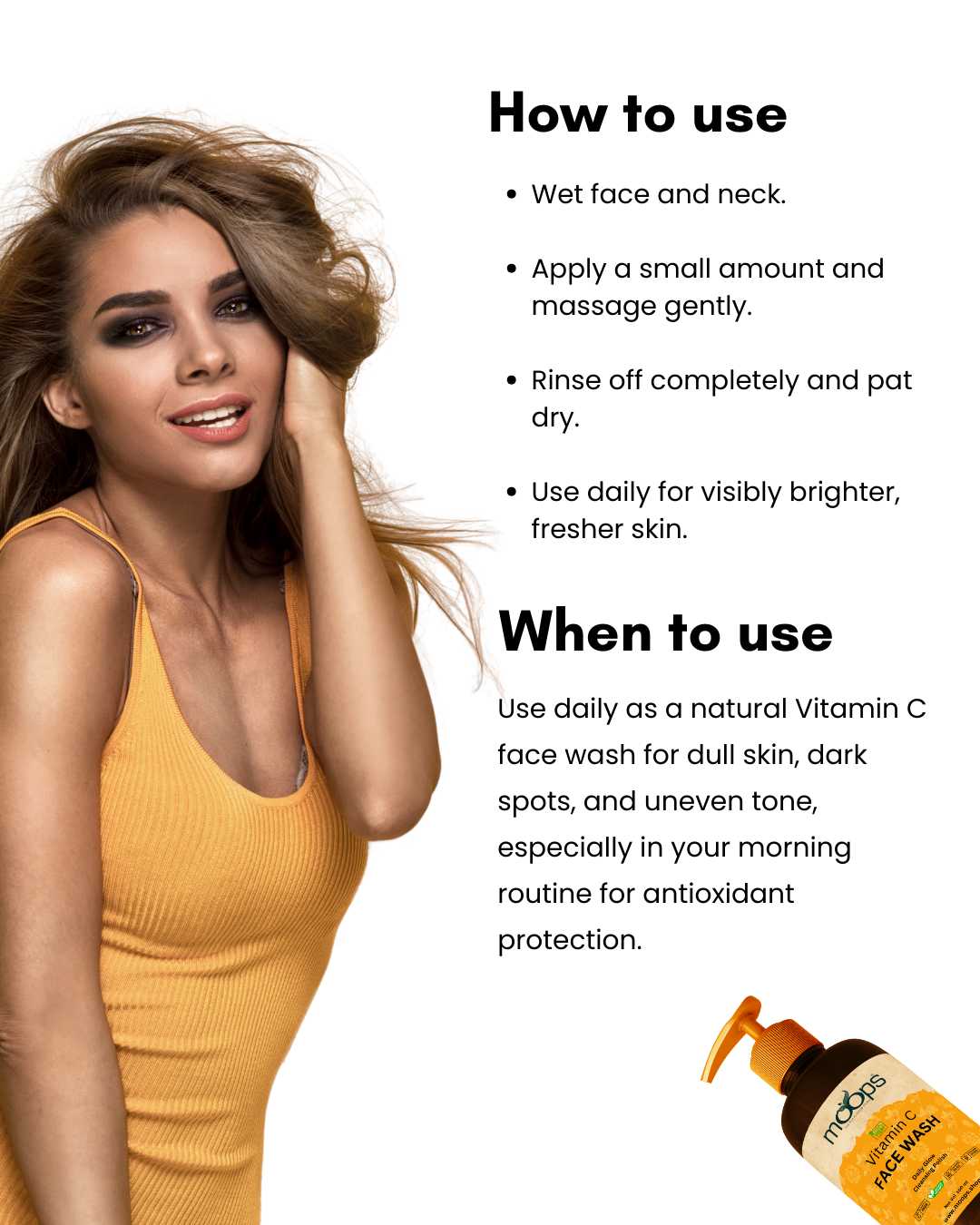 Moops Vitamin C Face Wash
