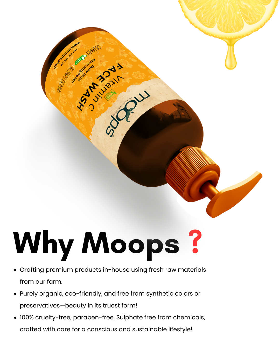Moops Vitamin C Face Wash